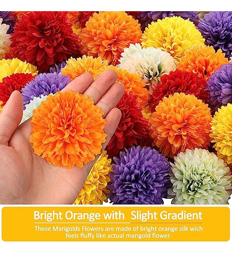 50 Piezas De Cabezas De Flores De Girasol De Seda De 2.75 P