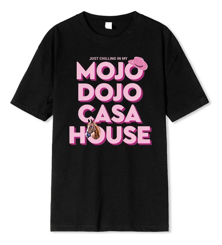 Camiseta De Algodón Estampada Mojo Dojo Casa House