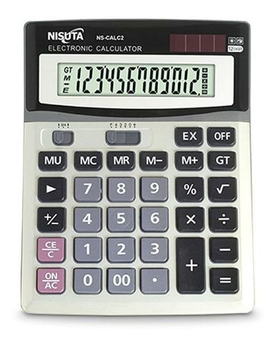 Nisuta Calculadora Digital 12digitos Ns-calc2