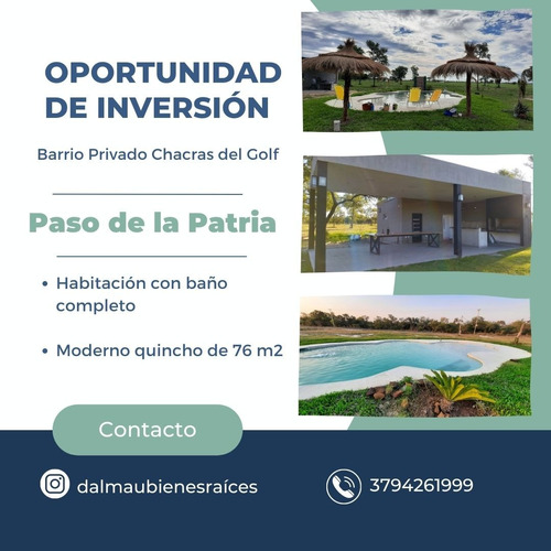 Venta De Inmueble En Barrio Privado Chacras De Golf 