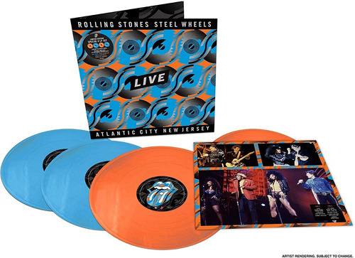 The Rolling Stones Steel Wheels Live Atlantic 4 Lp Color