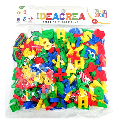 Juego De Ensamble, Construccion Plastico Ensarte Numeros Cantidad De Piezas 1