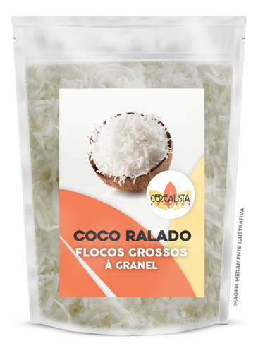Coco Ralado Em Flocos Grossos 100g