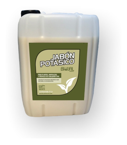 Jabón Potásico + Neem Insecticida Fungicida 20 Lt