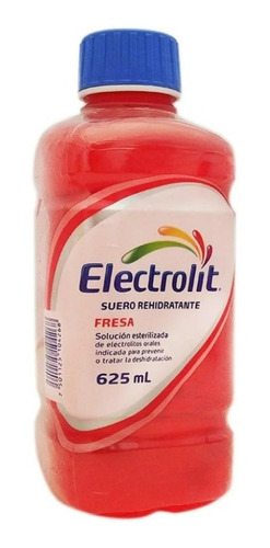 Electrolit Suero Rehidratante Sabor Fresa 625 Ml