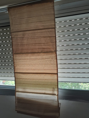 Ml Cortinas/persianas En Textil Modelo Romano (x 4)