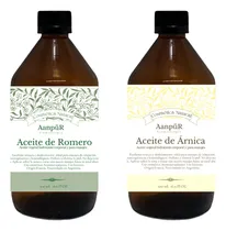 Comprar Kit 2 Aceites Para Masajes De Romero Y De Arnica 500 Ml C\u002Fu