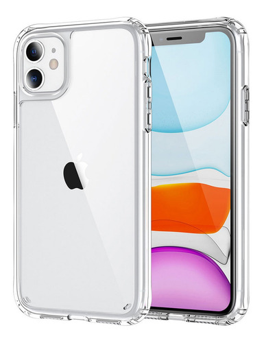 Imagen 1 de 9 de Funda Case Antishock iPhone Acrigel 2 En 1 + Mica Ct 21d 11h