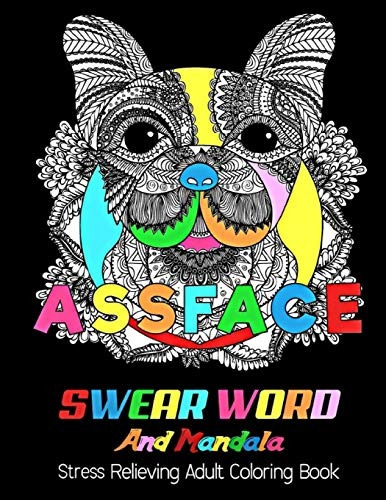 Assface  Swear Word And Mandala Stress Relieving Adult Color