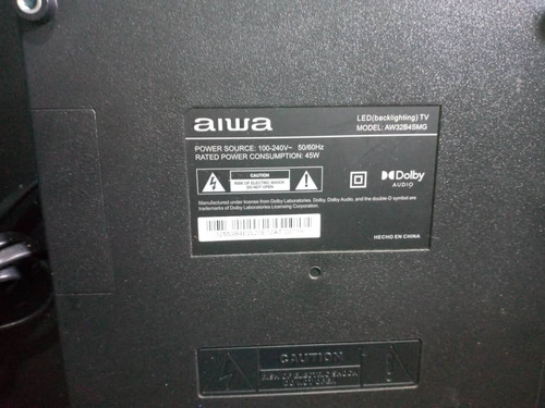 Imagen 1 de 4 de Televisor Aiwa Para Repuesto Modelo Aw32b4smg