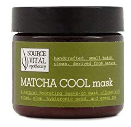 Source Vital Apothecary | Matcha Cool Mask | Natural Leave-o