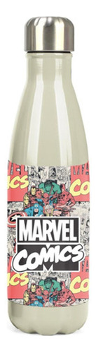 Garrafa Térmica Avengers Vingadores Marvel 500ml - Branco