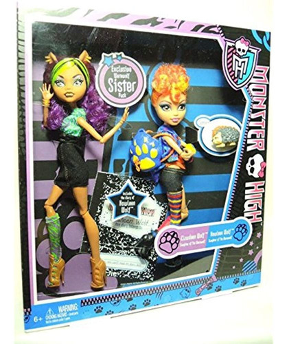 Monster High Wolf Hermanas Clawdeen Y Howleen Wolf