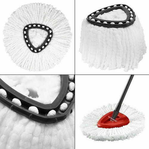 6 Piezas De Cabeza Giratoria Para Trapeador F / Spin Mop