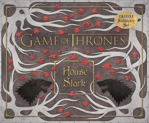 Game Of Thrones House Stark Set Libreta Diario Sello Deluxe 