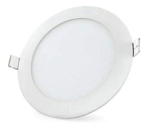 Plafon Panel Led Empotrable 18w Redondo Luz Blanca Fria