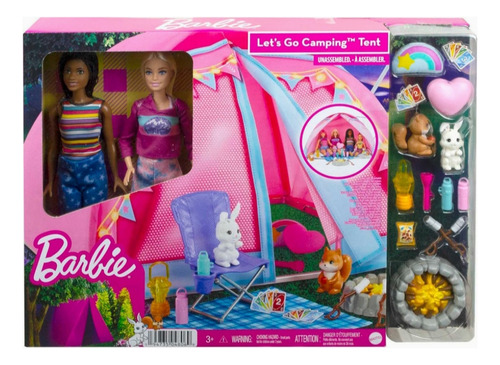 Barbie Camping It Take Two 4 Muñecas Em