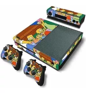 Adesivo Skin Xbox One -os Simpsons - Console E Controles