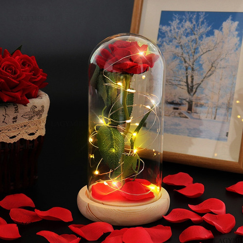 Carcasa Flor Eterna Rojo Rosa Regalos Para Ella