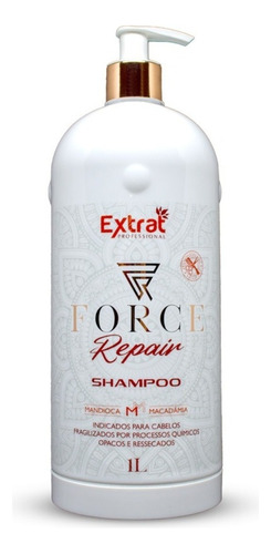 Shampoo Reparação Danos Force Repair Extrat Professional 1lt