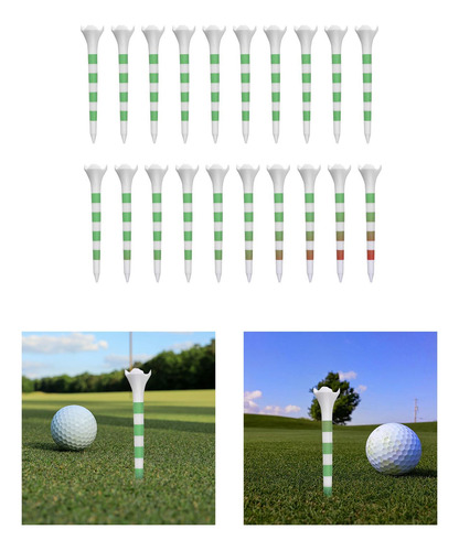 2 Juego De Tees De Golf Premium Para Mejorar El 2 Piezas