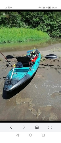 Kayak De Pesca Como Nuevo. 3. 10 Metros Largo, Porta Cañas, 