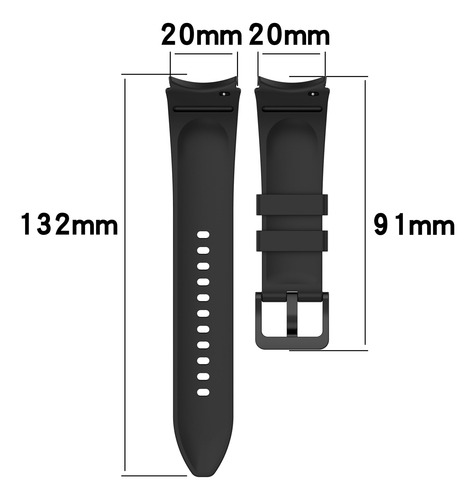Correa Silicon Premium Para Galaxy Watch 7/6/5/4 Fe