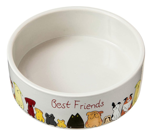 By Ethical Products Cuenco De Ceramica Pesada Para Perros Y