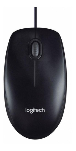 Mouse Óptico Usb, 1000 Dpi, Negro Logitech 910-004053