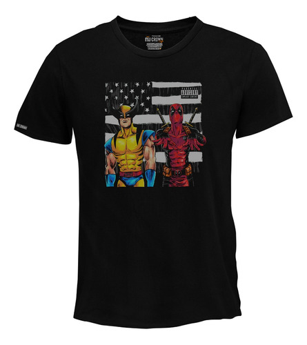 Camiseta Premium Hombre Wolverine Película Comic Bpr2