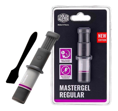 Pasta Térmica Mastergel Regular 4g + Espátula Cooler Master