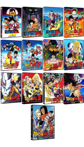 Dragon Ball Z Paquete De 13 Trece Peliculas En Dvd