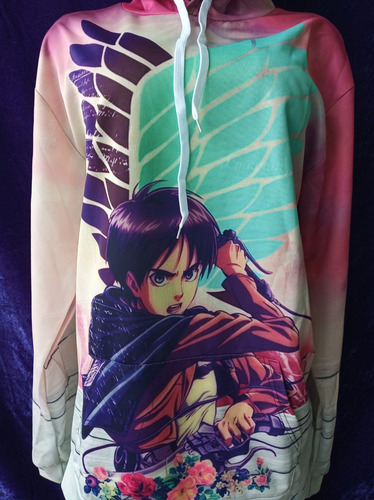 Sudadera Ligera Anime Attack On Titan Levi Talla G