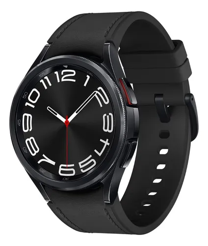 Samsung Galaxy Watch 6 Classic 43 Mm Negro Color de la caja Blanco Diseño  de la correa Fluoroelastómero