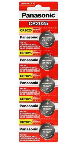 Imagen 2 de 2 de Batería Panasonic Cr2025 Lithium 3v