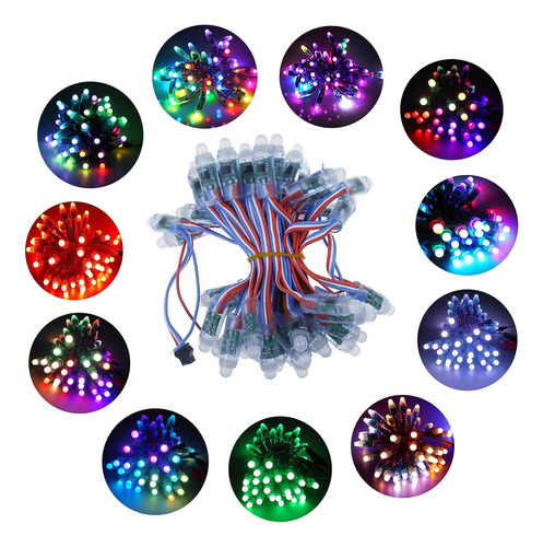 Ws2811 Pixeles Digital Dirccionable Led Cadena Luces Imperme