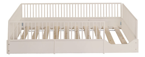 Cama Cuna Para Bebe De Madera En 7 Colores Mate Individual Color Gris Claro