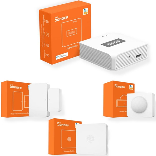 Kit Sonoff Zb Bridge Pro Wifi Zigbee Domotica Sensor Alarma