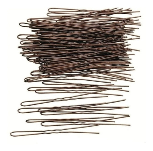 Imagem 2 de 4 de Grampo De Cabelo 100un. Invisível Profissional Loiro Ricca
