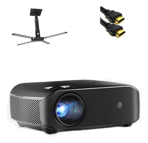 Combo F10-ii 1 Projetor + 1 Cabo Hdmi + 1 Suporte De Teto