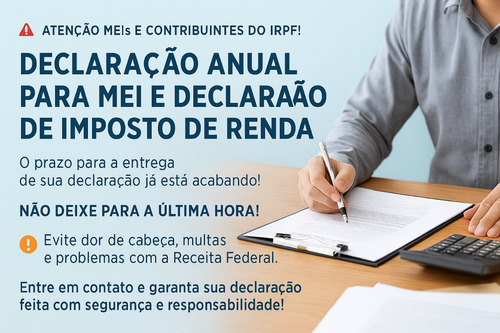 Declaração De Mei E Ir Sem Dor De Cabeça  Chame Já!