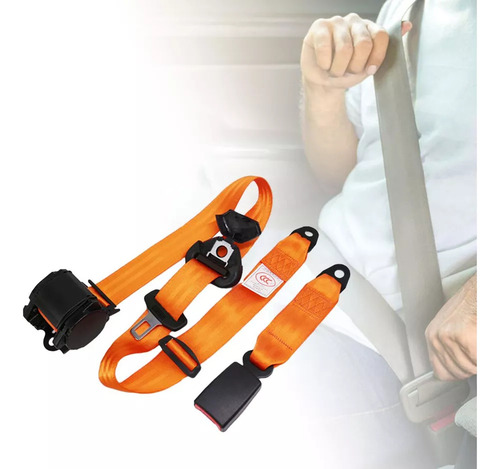 Cinturón De Seguridad Universal Completo De 3 Puntos