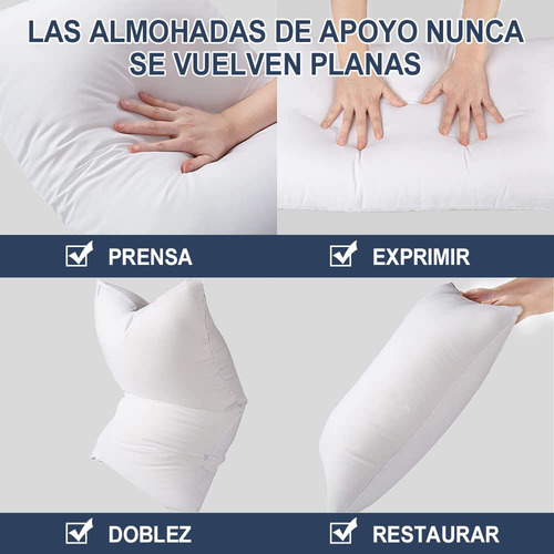 Almohadas 2 Pack, Almohada Standard Confort Y Suavidad,
