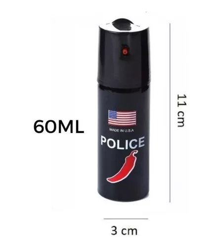 Gas Pimienta Police Usa Defensa Personal Protección Compacto
