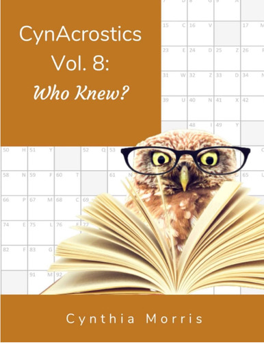 Libro:  Cynacrostics Volume 8: Who Knew?