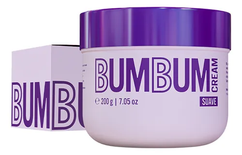 Bumbum cream suave 200g creme contra celulites e estrias fragrânc...