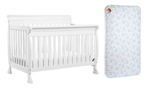Paquete Cuna Davinci Kalani Con Colchon Kolcraft Blanco