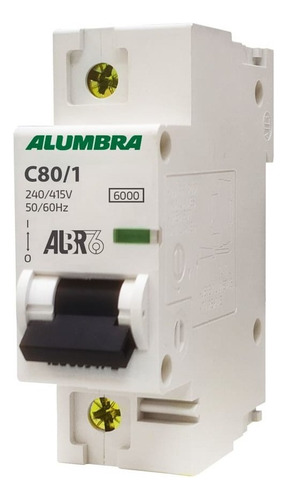 Disjuntor Unip Albr6 C80/1