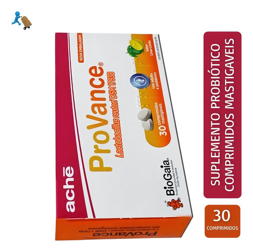 Provance 30 Comprimidos Mastigáveis Sabor Limão Morango