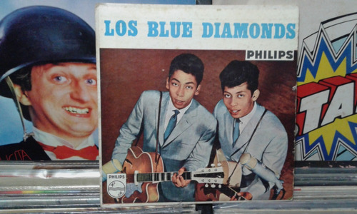 Blue Diamonds En Español Rock  Disco De 45 Ep Vinilo